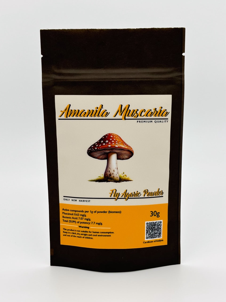 Dried Amanita Muscaria powder (Premium Quality) - Fliegenpilz-Shop.de
